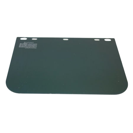 Powerweld Dark Green Face Shield, Fibre-Metal Style, 8" x 11" 4118DG